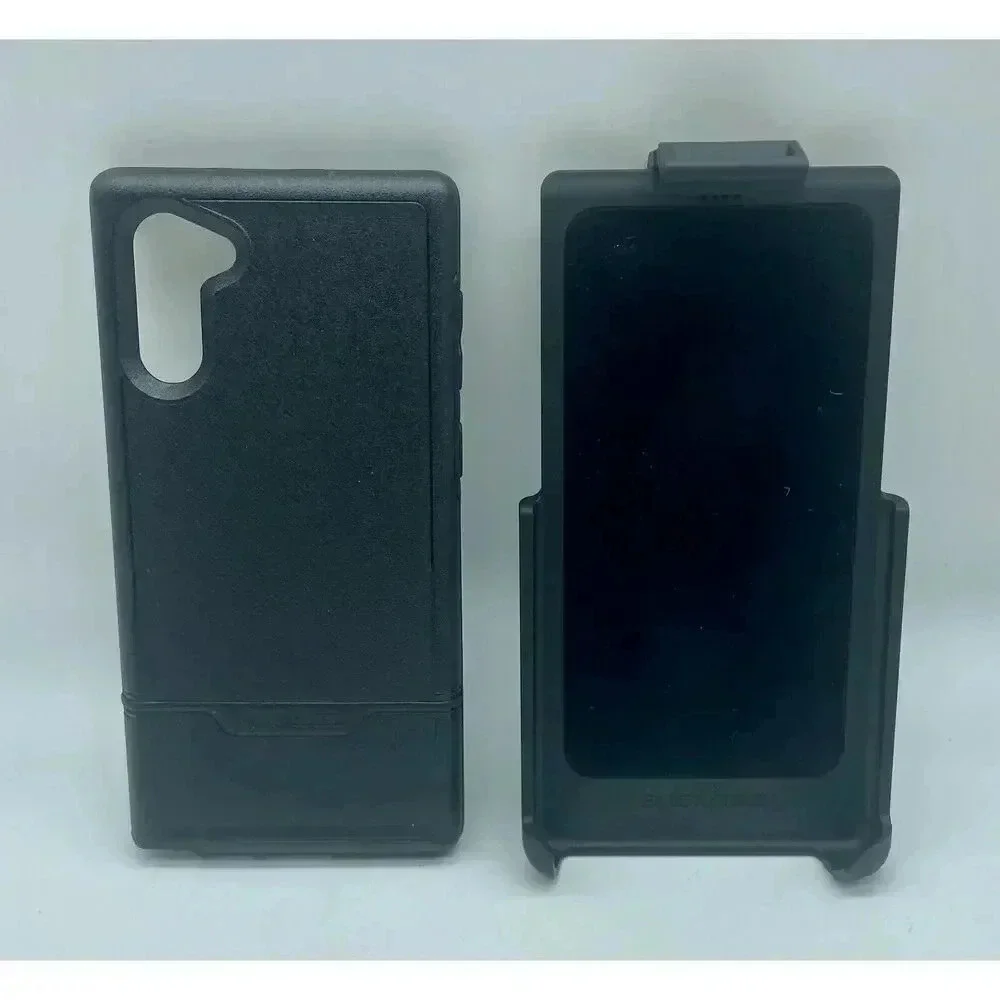 Belt Clip Case For Samsung Note 10‎ Thin Armor Full Body Protective Cover Black